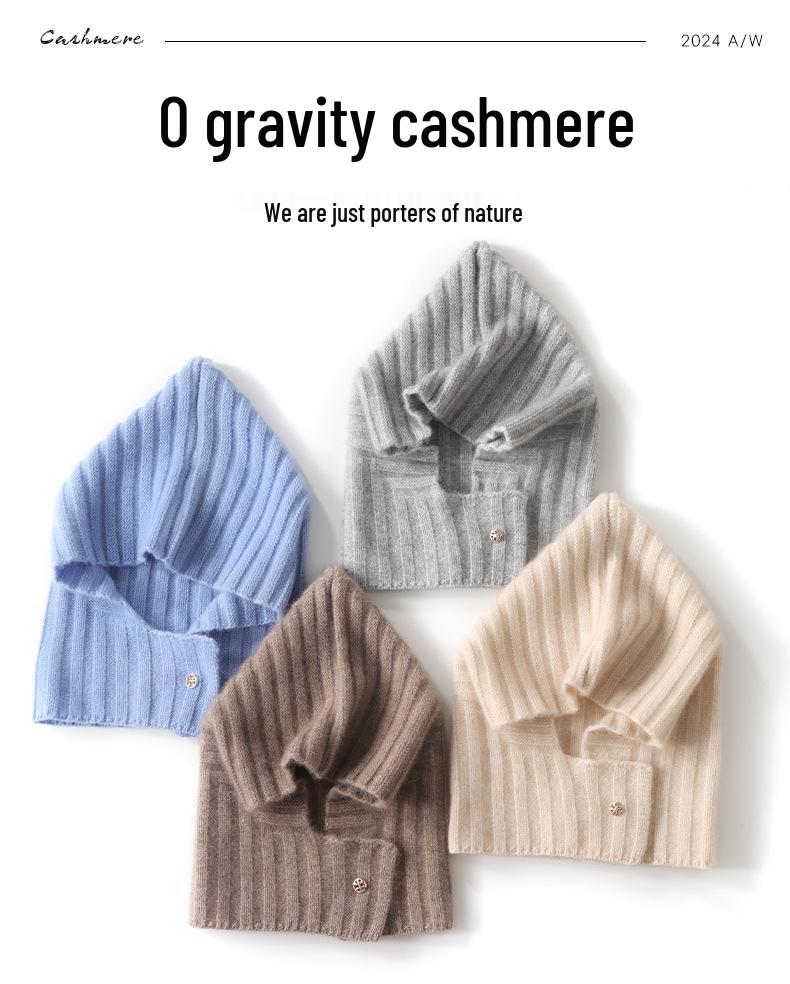 2025 Autumn/Winter Unisex Cashmere Wool Hat for All Ages - Warm, Casual Head Covering