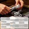 10 Pieces Cable Organizer Self-Adhesive Ties Non Slip Straps Clip Wire Management for Desktop TV Laptop Home Office Bedroom