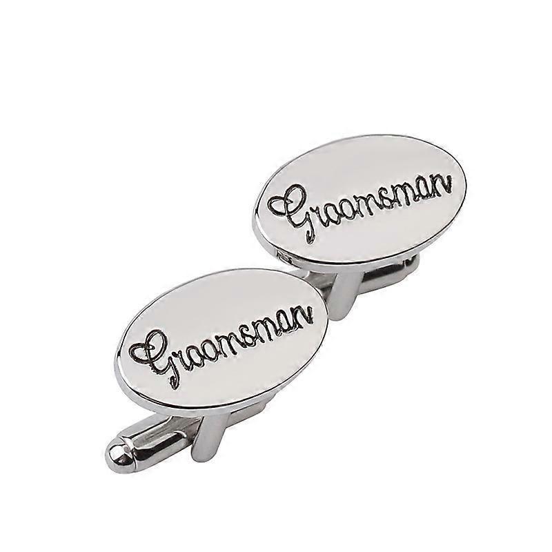 Fashionable wedding letter cufflinks, Grooms Man men's shirt cufflinks, cuff studs B1156
