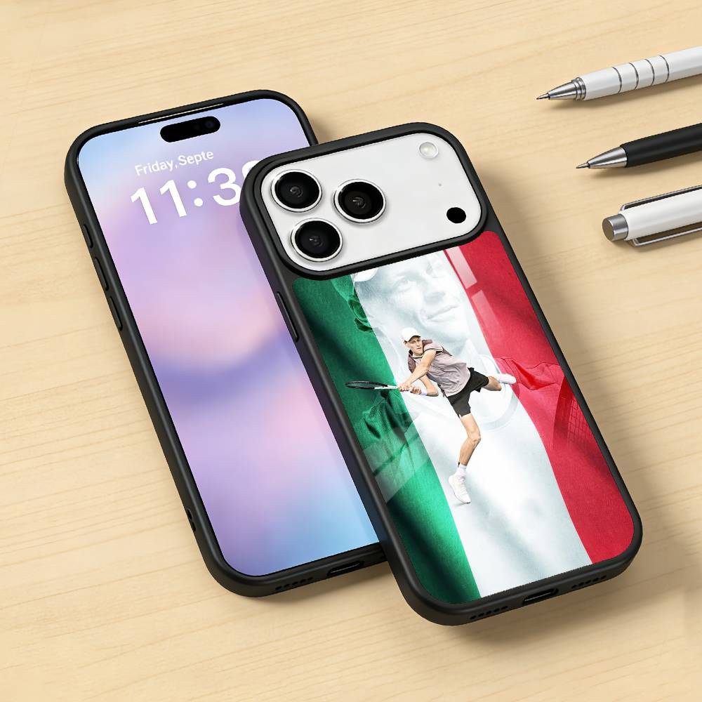 Italian athletes Jannik Sinner Phone Case Magnetic For iPhone17 16 15 14 13 12 Pro Max For Magsafe Wireless Charging Cover