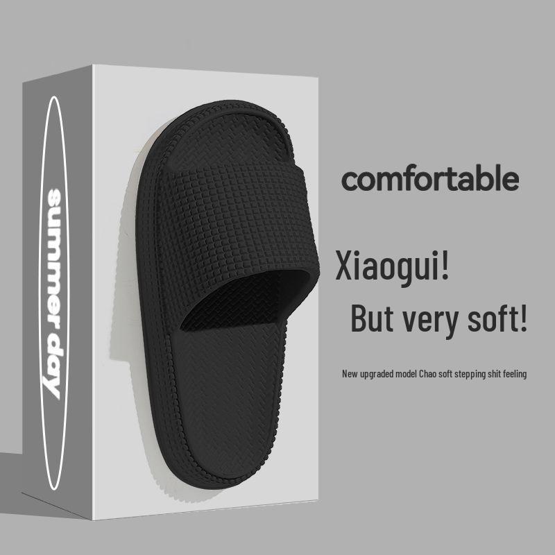 Men's Odor-Resistant Non-Slip Thick-Soled Slippers for Indoor/Outdoor Summer Use