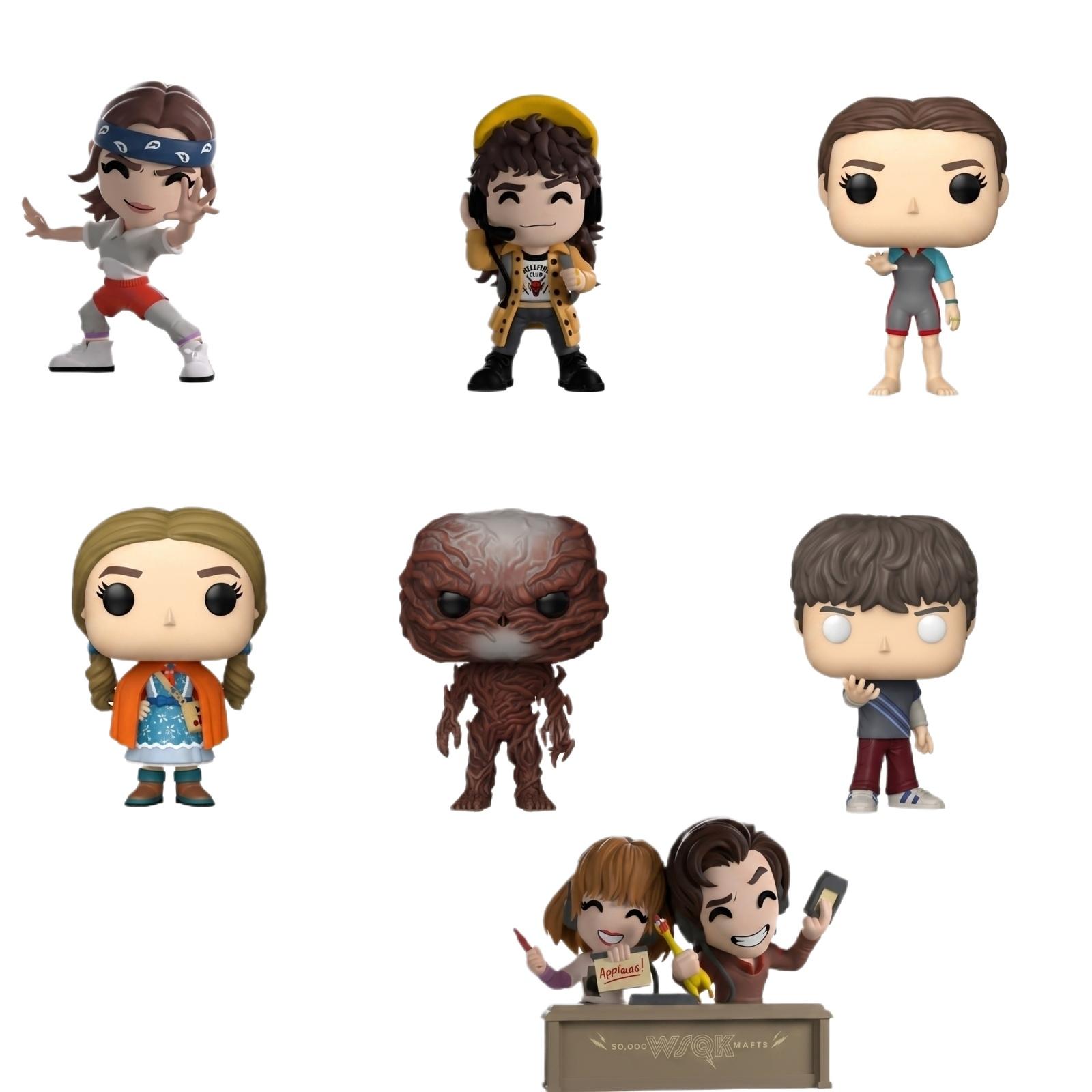 

7pcs Collectible Vinyl Figures Set Featuring Various Character Poses and Styles from Popular Series with Detailed Sculpting and Durable Material One Size