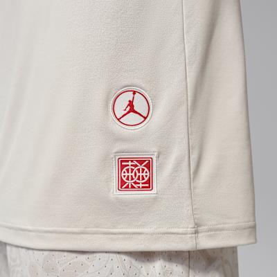Jordan T Shirts Men's Milk White Crew Neck