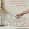 M-Acrylic Doll Collectible Display Case Transparent Toy Storage Box Stackable Dustproof Rack