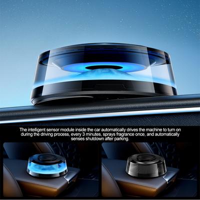 Νέος Έξυπνος Αρωματοδιαχύτης Αιθέριων Ελαίων Αυτοκινήτου Άρωμα Σπιτιού με RGB Ατμοσφαιρικό Φως 15W Ασύρματος Φορτιστής για iPhone Samsung Xiaomi