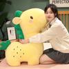 Kawaii Pineapple Horse Plush Stuffed Animal Unicorn Chair For Kids Peluche Toy Lovely Pillow Christmas Birthday Gifts