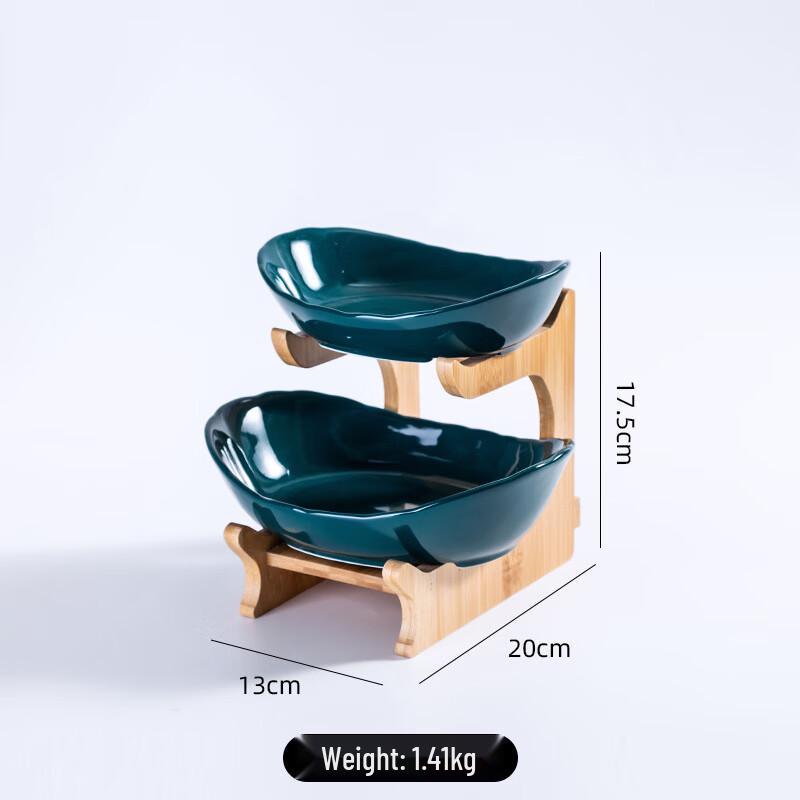 Tiered Ceramic Fruit & Snack Plate