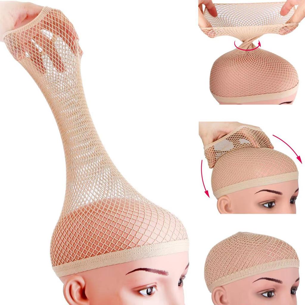 Stretchable Elastic Nylon Mesh Hair Net Weaving Wig Caps for Women Wig Making Tools