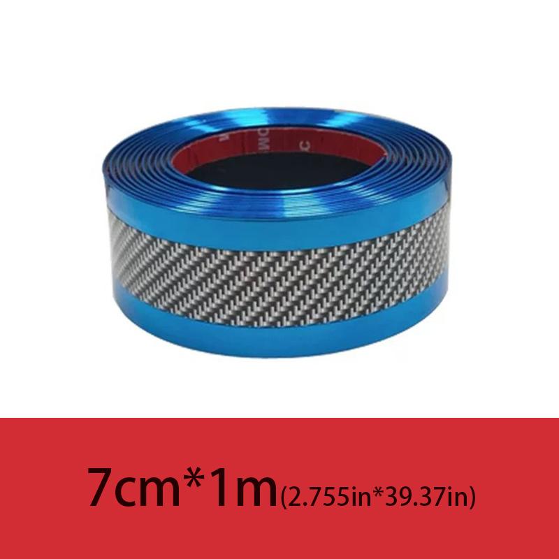 Bilstöskel repbeständig klistermärke kolfiber repbeständig dörrkantskyddsremsa bilstötfångarfilm