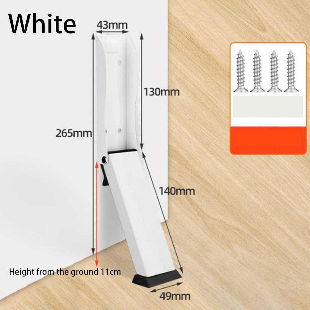 Foldable Door Stopper Door Stop Anti-collision Door Stops Holder Windproof Door Block Hardware Folding Foot Door Positioner