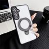 Luxury Magnetic Bracket Phone Case  For Oppo Reno 14 Pro 5G 14F 13F 12F 11F 13 12 11 10 Pro A91 Transparent Acrylic Stand Cover