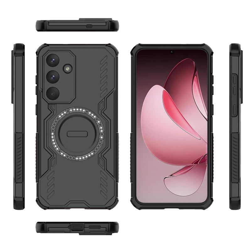 Armor Case For Samsung Galaxy S25 FE Magnetic Adsorption Wireless Charge Back Cover Samsung S25 FE Case For Samsung S25 FE Case