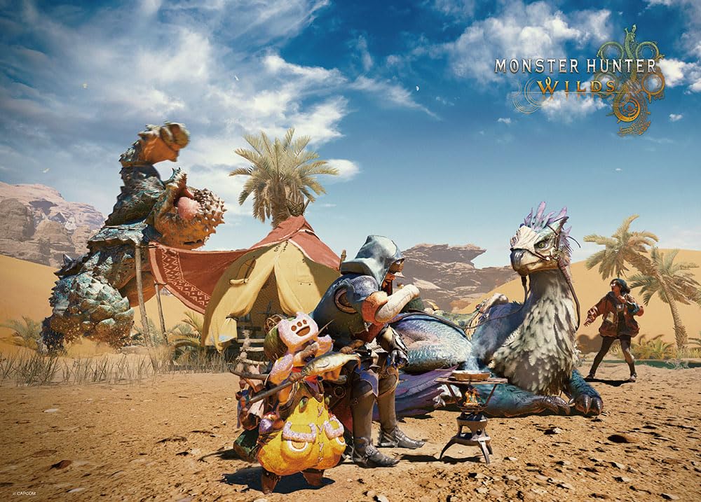 BEVERLY 600-Piece Jigsaw Puzzle "Monster Hunter Wilds: The Separation of the Sand Plains" (38x53cm) 600-029 (Made In Japan)