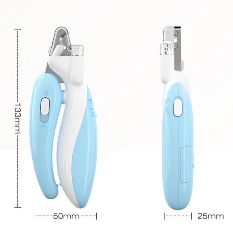 Pet Nail Clippers With Led Light Professional Pet Claw Grooming Scissors For Dogs Cats Small Animals Paw Nail Trimmer Pet Supply