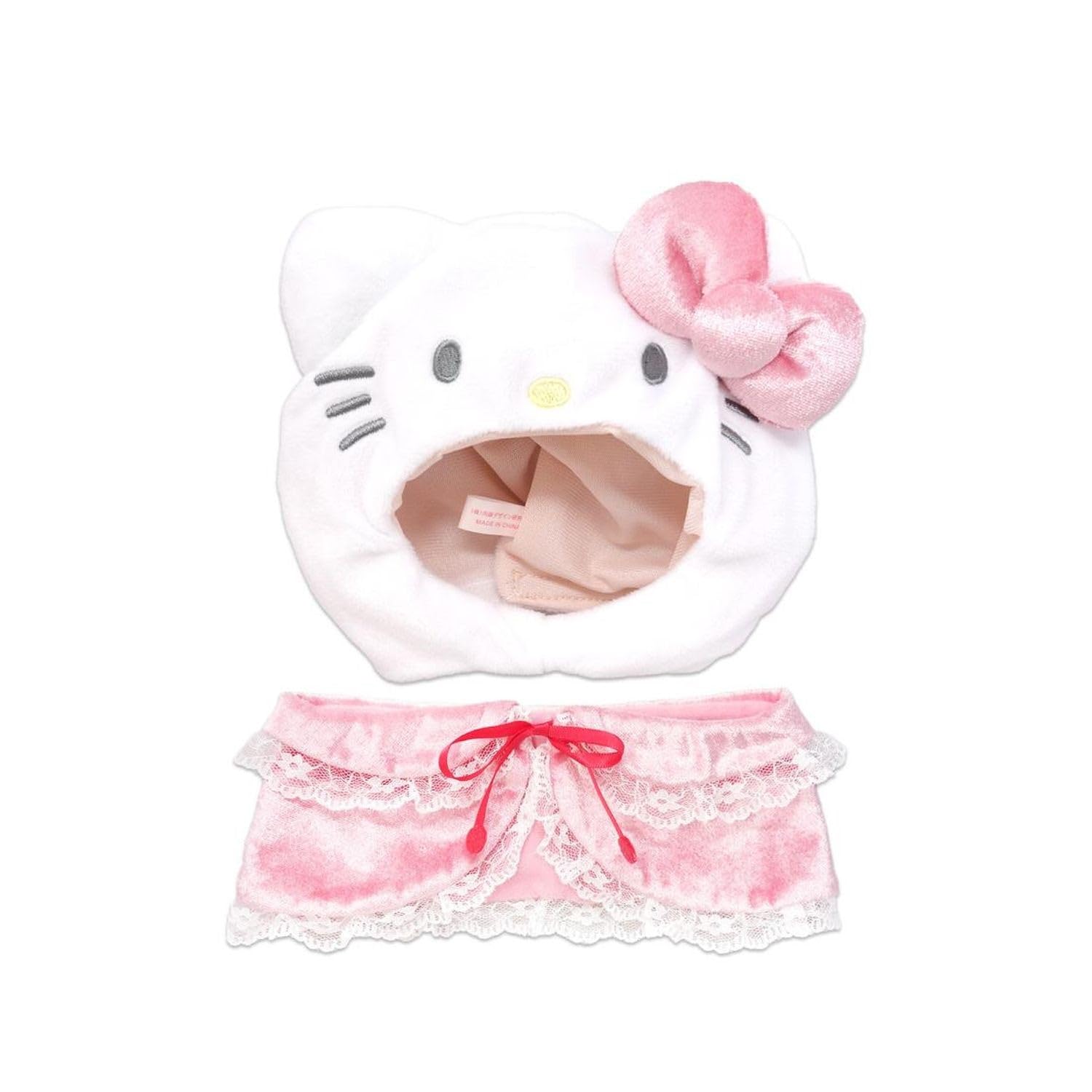 

Naitou Design Плюшевый Костюм Кружевной Плащ Hello Kitty, Размер L, для Плюшевых Игрушек (Возраст 6+), Ширина шляпы: приблизительно. 7,7 дюйма (19 см)