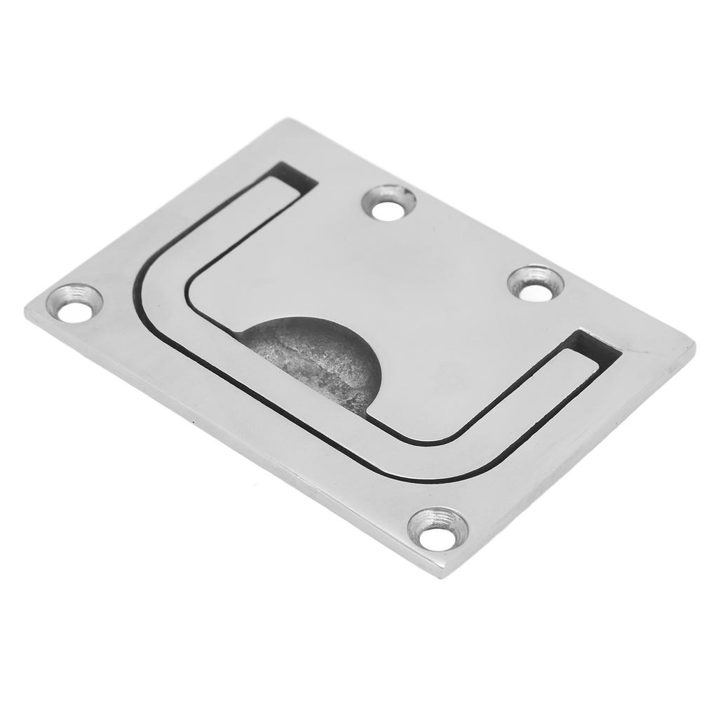 Marine Rustfritt Stål Trekkeringer Finpolert Firkantet Marint Tilbehør for Møbler Skap