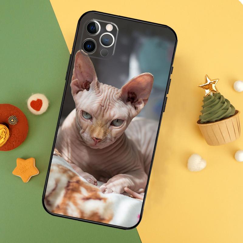 Sphinx Cat Case For iPhone 13 12 Mini 11 14 16 15 Pro Max 7 8 Plus X XR XS Max Back Cover
