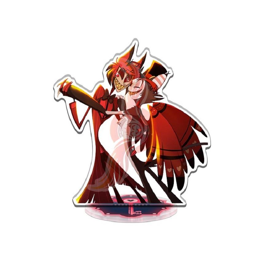 Nuovo Hazbin el 2 Charlie Morningstar Stand Figure Acriliche Vaggie Segnaletica da Tavolo Standing Modello Decorazione Collezione Regali