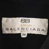 La Mode BALENCIAGA 90s Made In Japan Old Long Poncho 38 Black Cape Coat Women Used