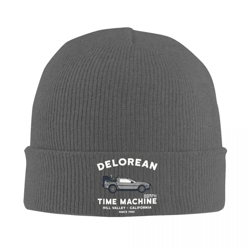 Cappello a Maglia Beanie Time Machine Ritorno al Futuro Cappello Autunno Inverno Caldo Nuovo Classico Serie di Film Cappellini Uomo Donna