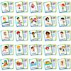 48 Children'S And Babies' Cognitive Early Education Cards Children'S Educational Sports Cognitive Enlightenment Picture Cards