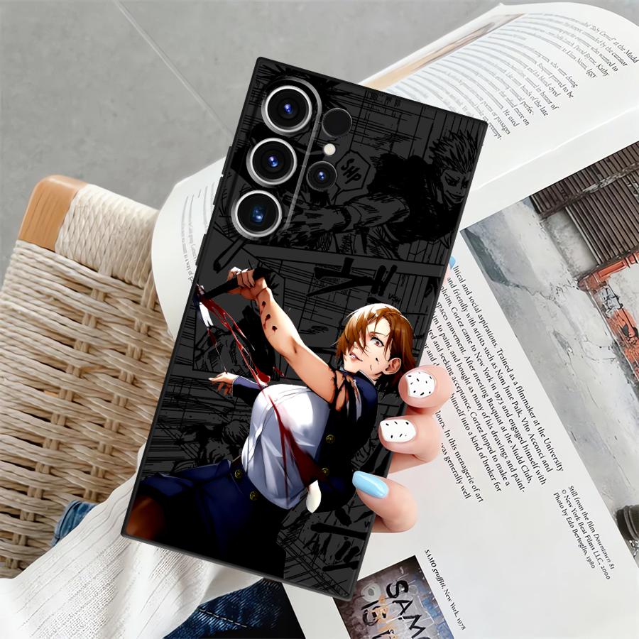 

Anime J-ujutsu Cool Kaisen Case for Samsung Galaxy S25 Ultra S24+ S25+ S9 S20 S21 S22 S24 Plus S23 FE Soft Back Phone Cover Galaxy S24 Ultra