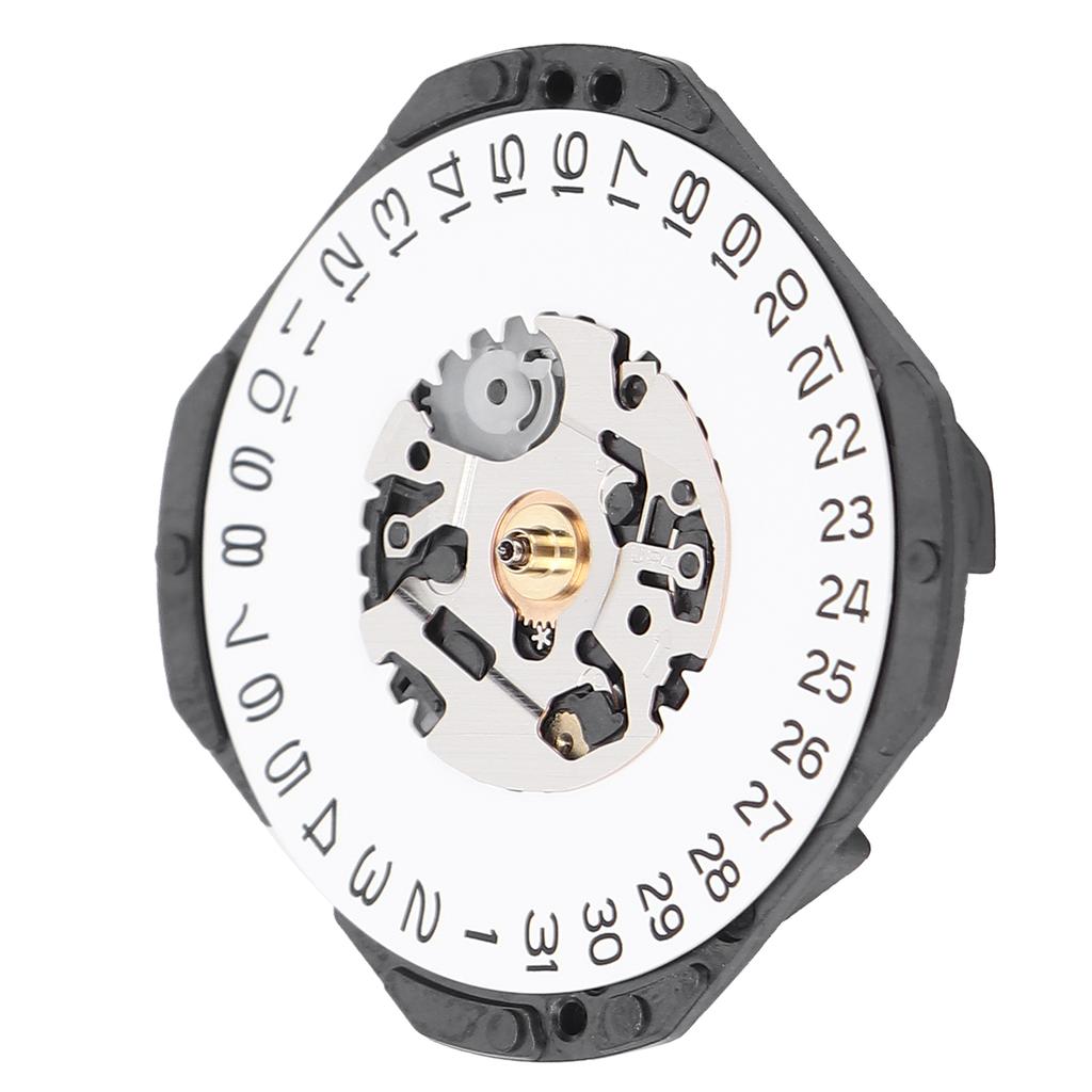 Calendar White Date Display VX32 Quartz Watch Movement Replacement Watch Spare Parts Repairing