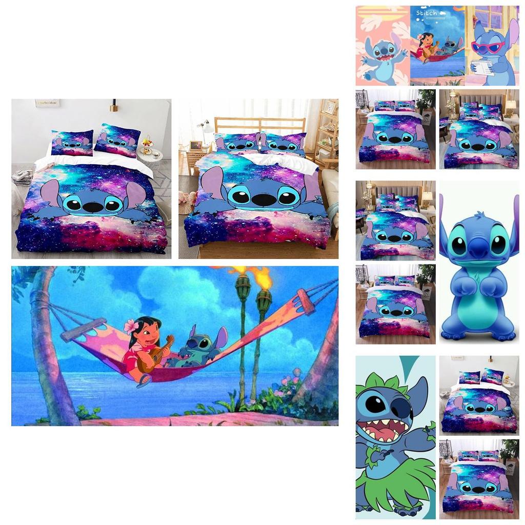 Adorable 3d Lilo Stitch Cartoon Bedding Set For Your Little One's Bedroom