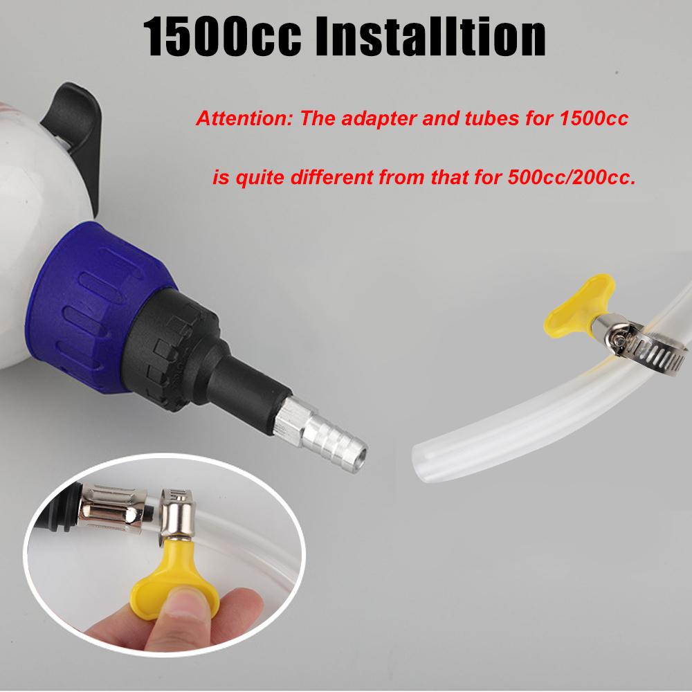 Car Supplies Brake Liquid Suction Vacuum Fuel Transfer Filling Syringe Manual Car Oil Fluid Extractor 200cc 500cc 1500cc
