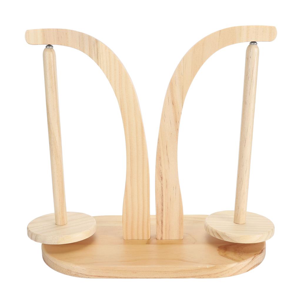 Yarn Ball Holder Log Dual Axes Rotatable High Performance Magnet Yarn Spindle Dispenser Type 2