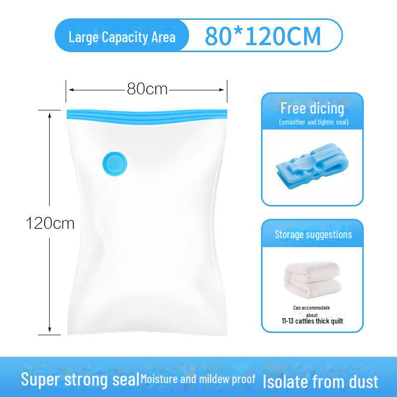 Bolsa de almacenamiento al vacío transparente para ropa y colchas