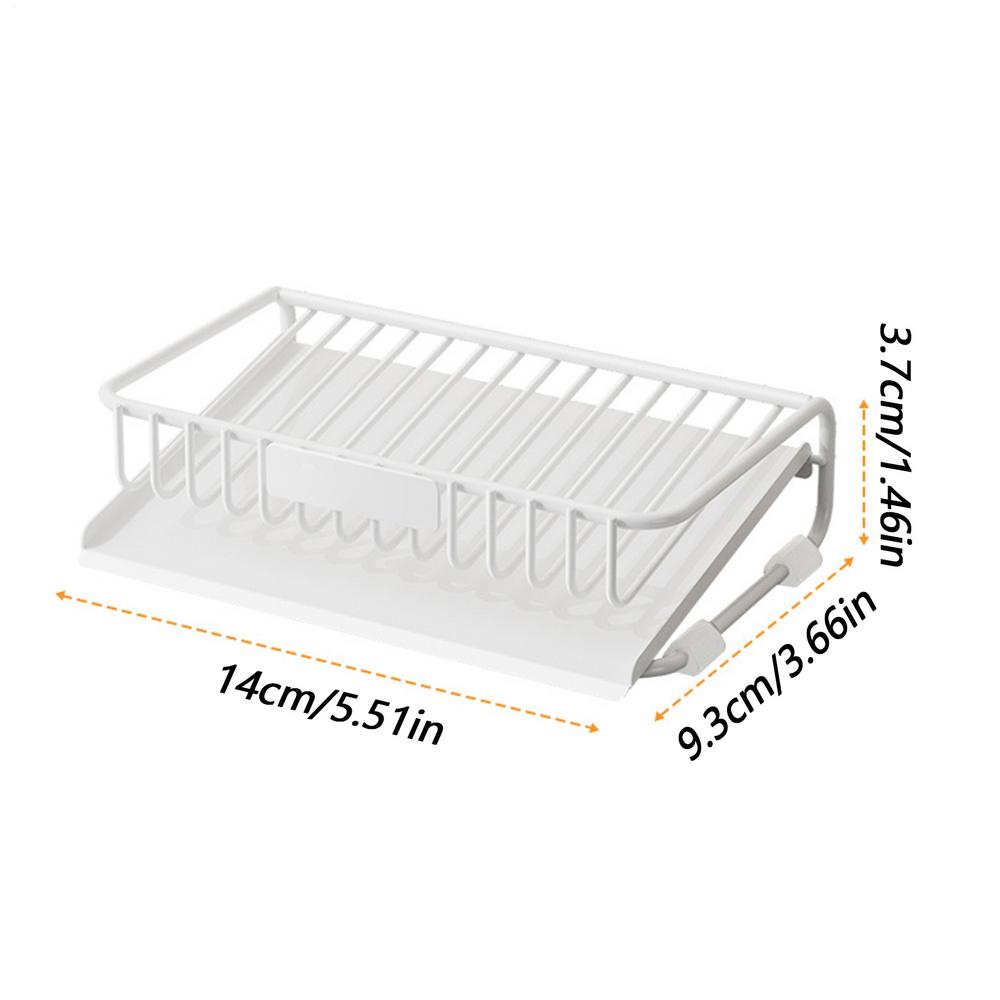 Multifunctional Shower Soap Rack Drainer Kitchen Shelf Sink Rag Dishwashing Detergent Dishcloth Organiser Kitchen Storage Racks