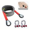 This Car Trailer Rope Is Robust, Resistant To Wear, And Built To Last, Featuring an Upgraded And Thicker Design. It Comes with