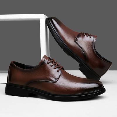 Nowa Moda Męskie Formalne Obuwie Klasyczne Biznesowe Ślubne Eleganckie Codzienne Skórzane Buty Oksfordy Męskie