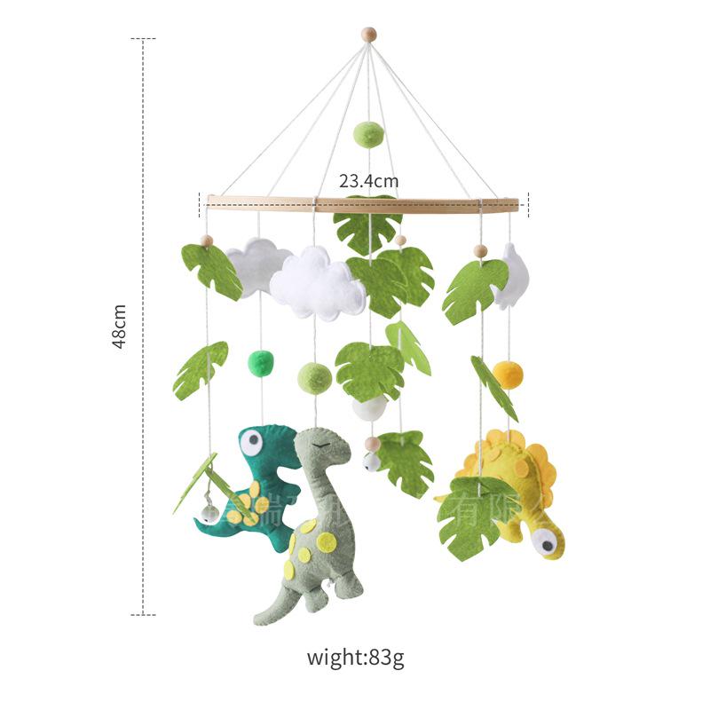 Rotating Crib Mobile: Newborn Baby Sleep Aid & Educational Rattle Toy