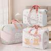 Non-woven Fabric Clothes Quilt Storage Bag Cartoon Moving Packing Bag Luggage Storage Bag  Blanket
