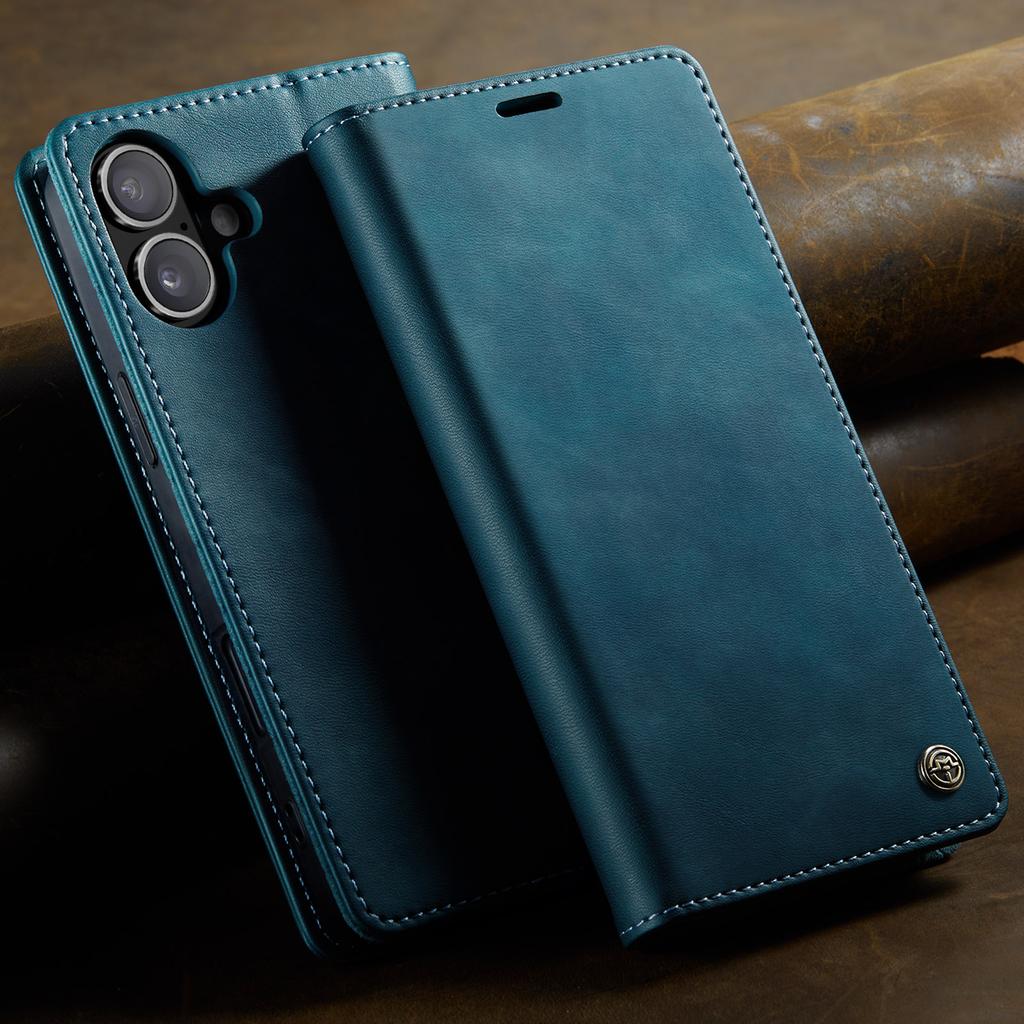 Magnetic FlipLeather Phone Case for IPhone 16 17 Pro Max Air 16E 15 Plus 14 13 12 11 Pro Max X XS XR SE Stand Wallet Card Cover