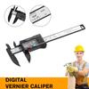 Electronic Digital Vernier Caliper 0-100 Button Plastic Measuring Tools For Inner Outer Diameters Electronic Digital T2t7