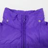 PRADA [Good condition/domestic regular] 290543 R192 Triangle logo plate hooded down jacket Jacket 42 purpleUsed