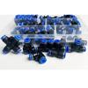 Boxed 51 PCs PU-6/PE-6/PZA-6/PY-6/PV-6/PG-6/PK-6 Pneumatic Fitting Kit 6mm Outer Diameter of the Hose Pipe Tube Air Connectors
