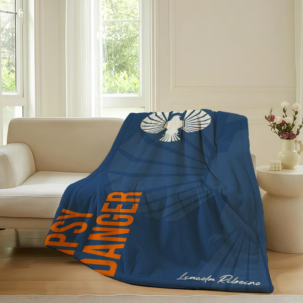 Science fiction film P pacific R rim Blanket For Sofa Office Bed Plane Travel Sleep Read Relax Camping Soft And Warm