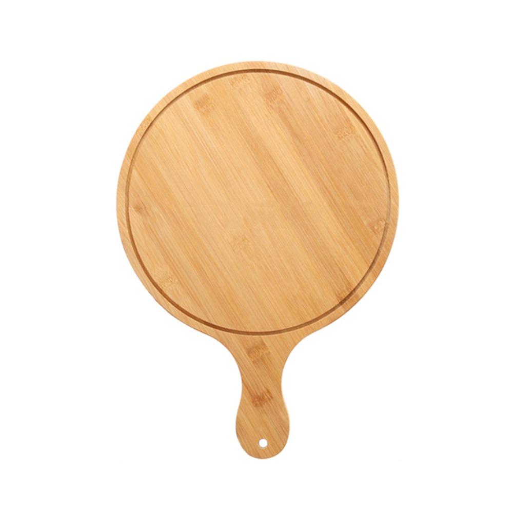 Durable Bread Serving Board Bamboo Pizza Making Peel Practical Wooden Pizza Paddle  Kitchen Tools