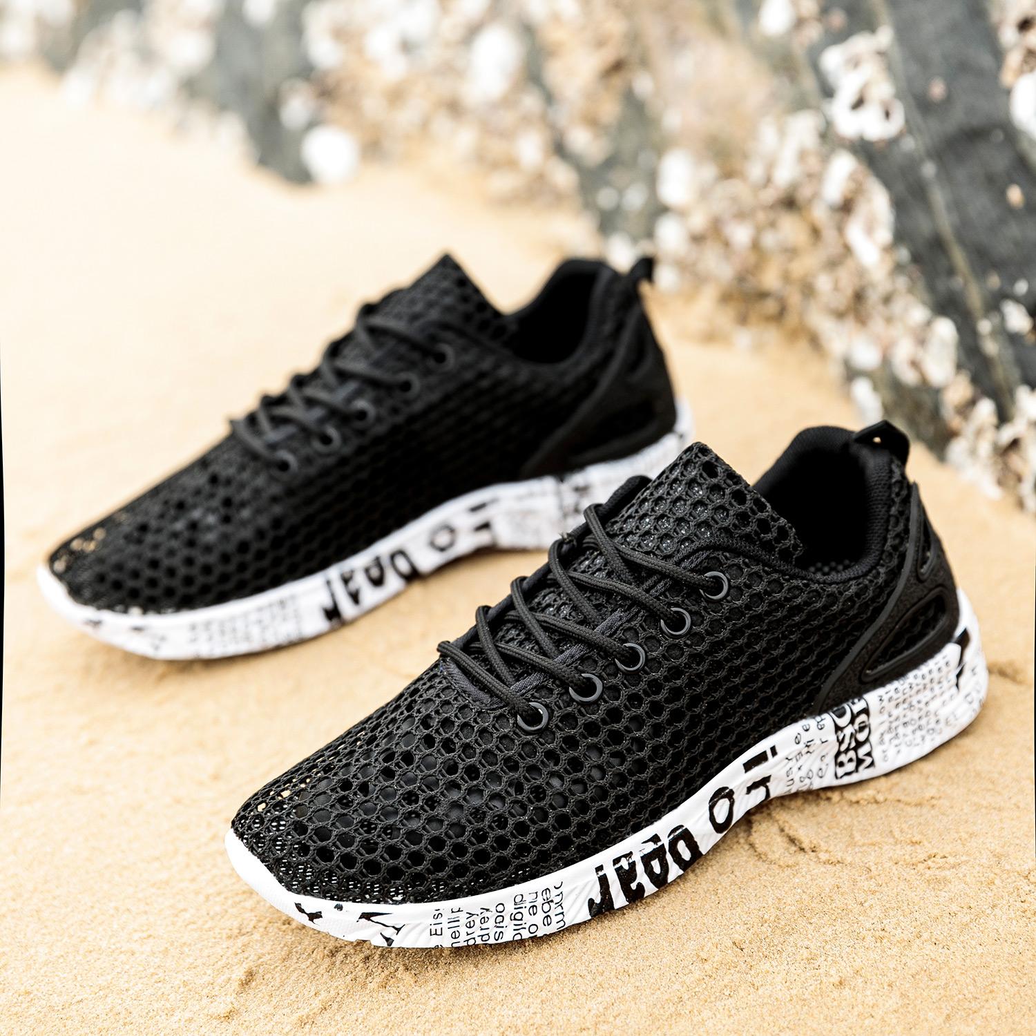 

Fashion Sports Shoes for Women s Breathable Running Shoes - Stream Tracing Shoes Are Lightweight and Suitable for Gyms and Jogging 35 чёрный