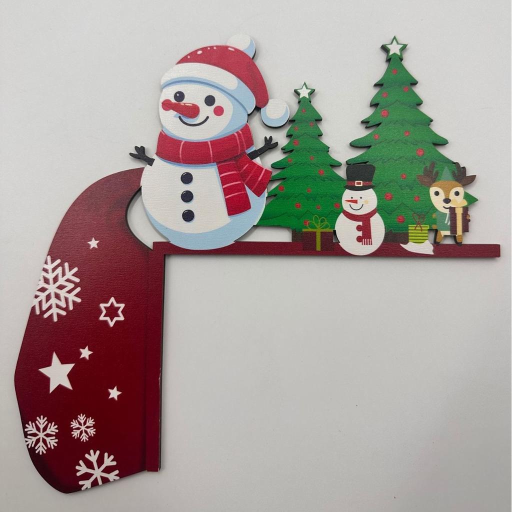Christmas Wooden Ornament Christmas Party Decoration Xmas Santa Claus Snowman Pendants Navidad Natal New Year Gift 2026