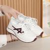 Fashion Spring Autumn Versatile White Shoes Leather Travel Casual Shoes Soft Sole Comfortable Women Middle-Aged Elderly Sports Shoes