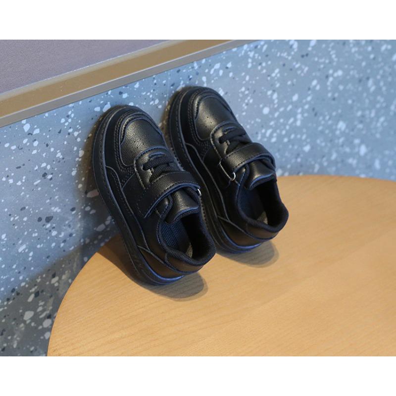 21-38 Children's White Shoes, Boys and Girls Sneakers, Casual Shoes, Leather Soft Sole Baby Shoes