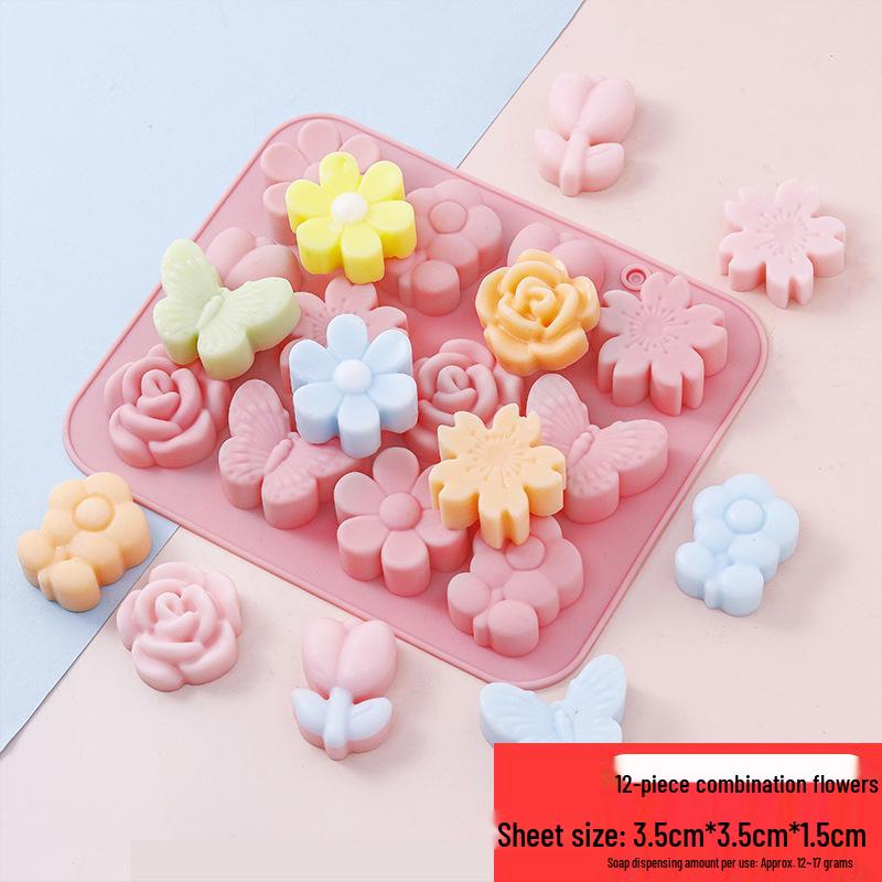 Silicone Soap Mold Making Set for DIY and Children's Homemade Breast Milk Soap