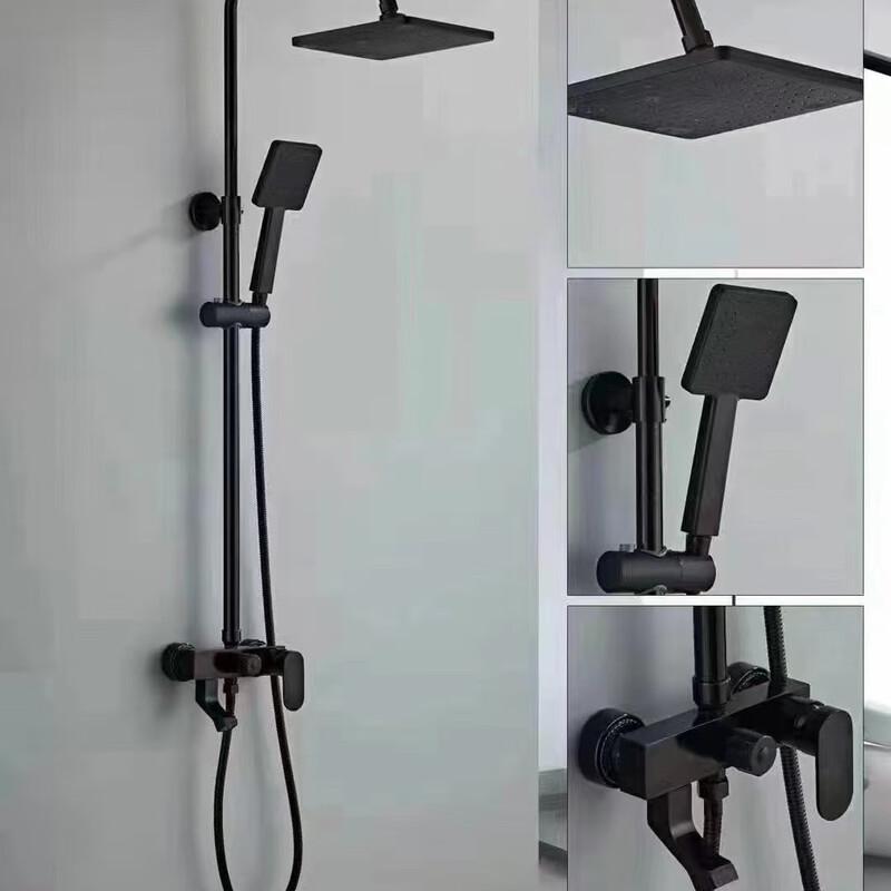 Shengbai Square Shower Head Set