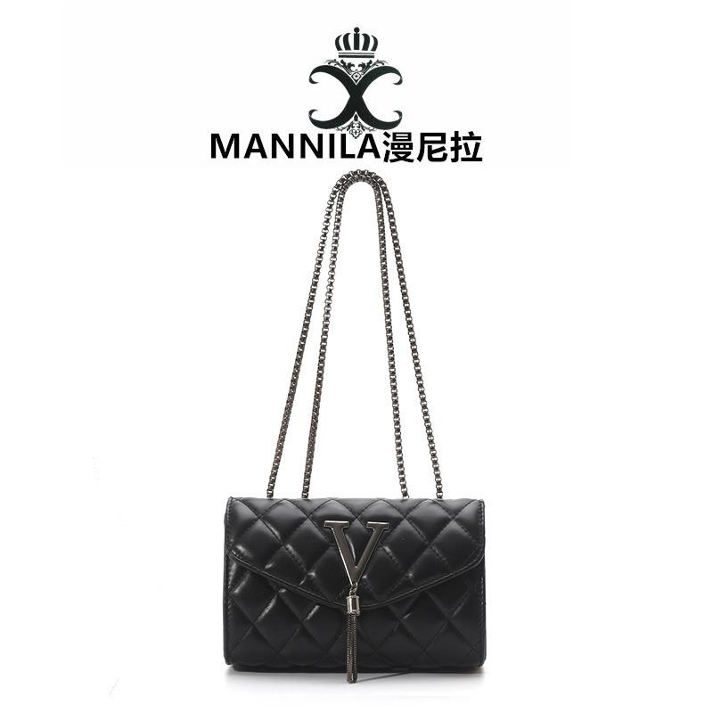 Autumn New Diamond Chain Fashionable Women's Small Square Bag Versatile Personality Portable Shoulder Messenger Bag