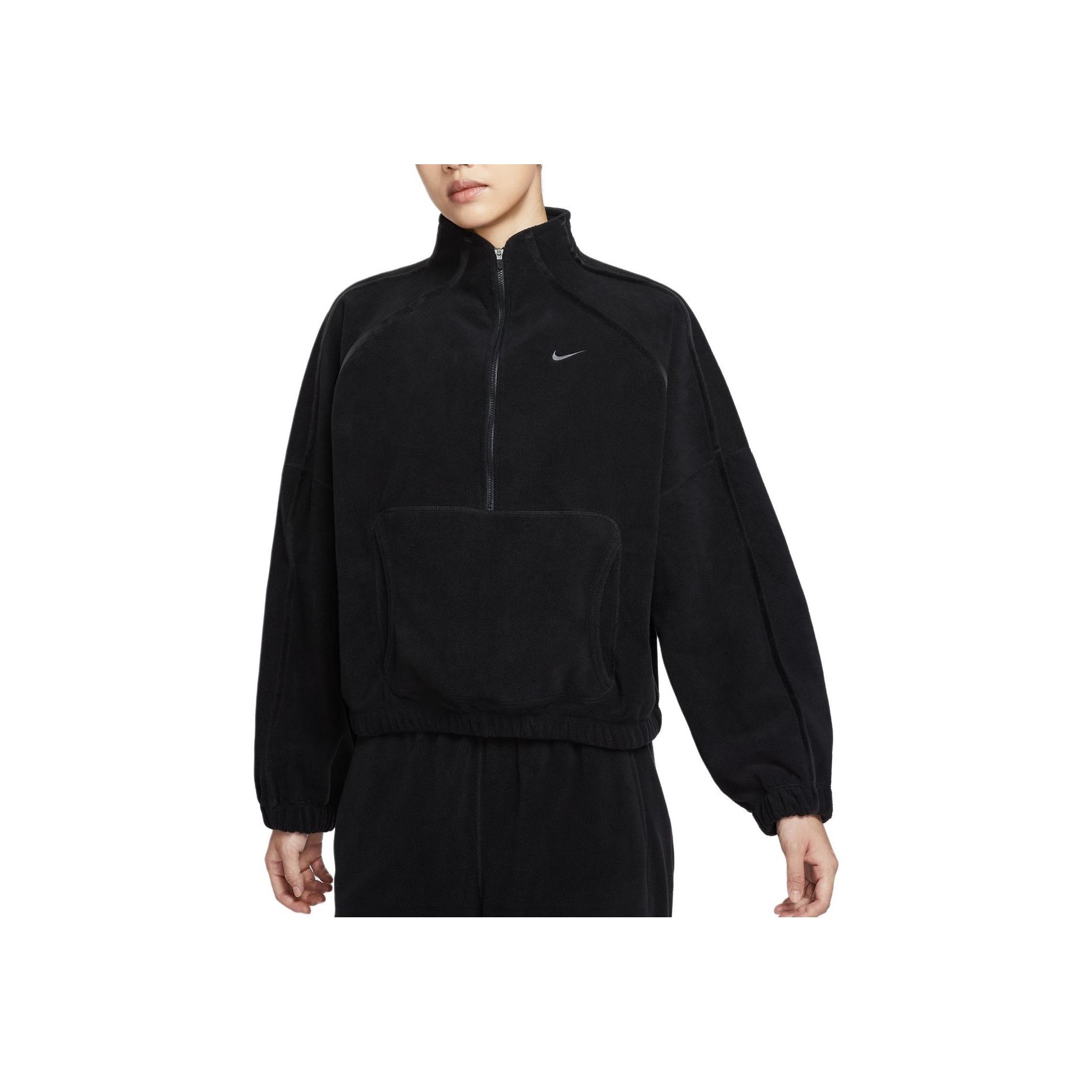 Nike Women's Therma-Fit Fw25 One Swoosh Warm Stand Collar Pullover Long Sleeve Sweatshirt Sweatshirt Hv3716-010 Cm